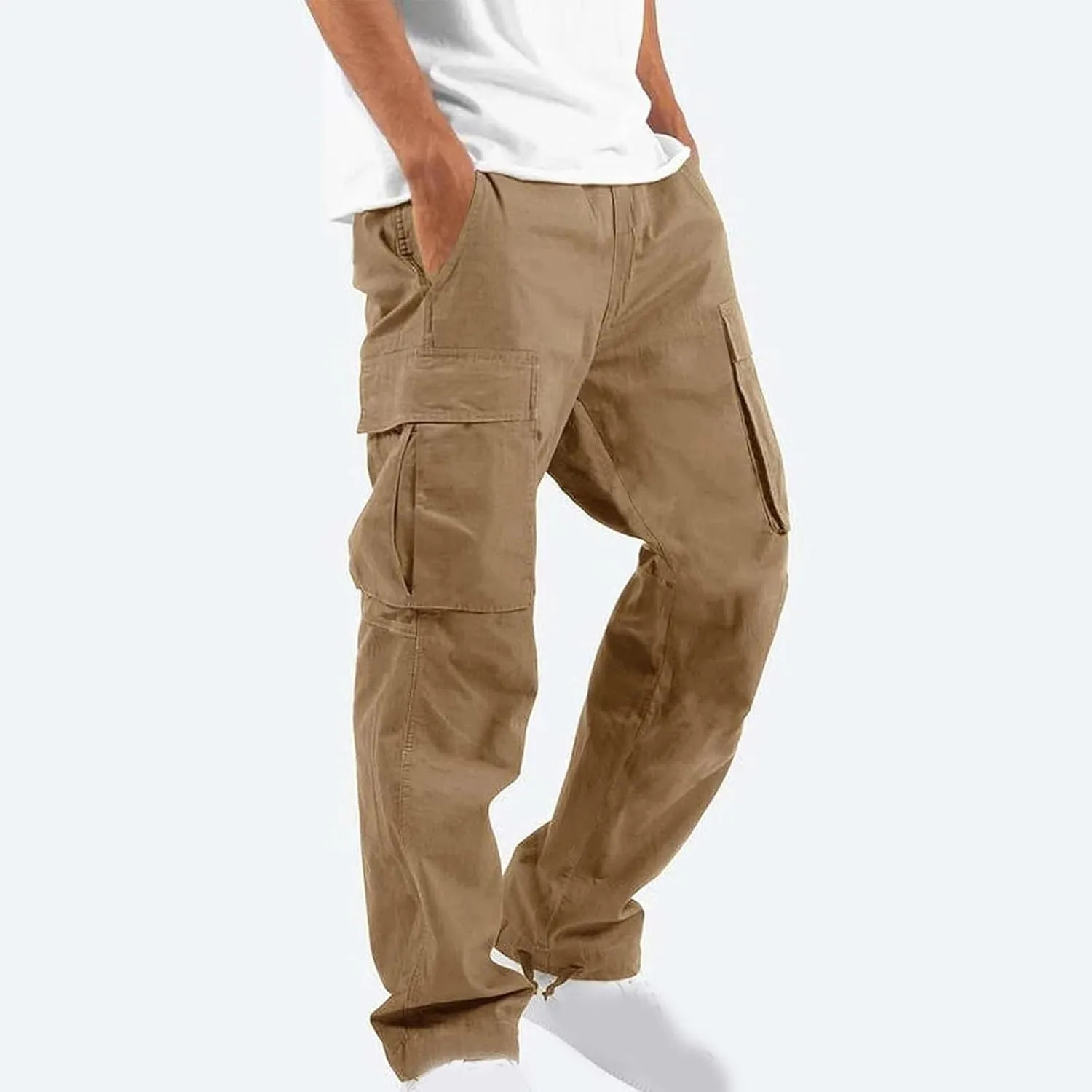 Cargo Pants Men Lightweight Outdoor Hiking Jogger Classic Fit Tactical Pant with Multi Pockets Activewear