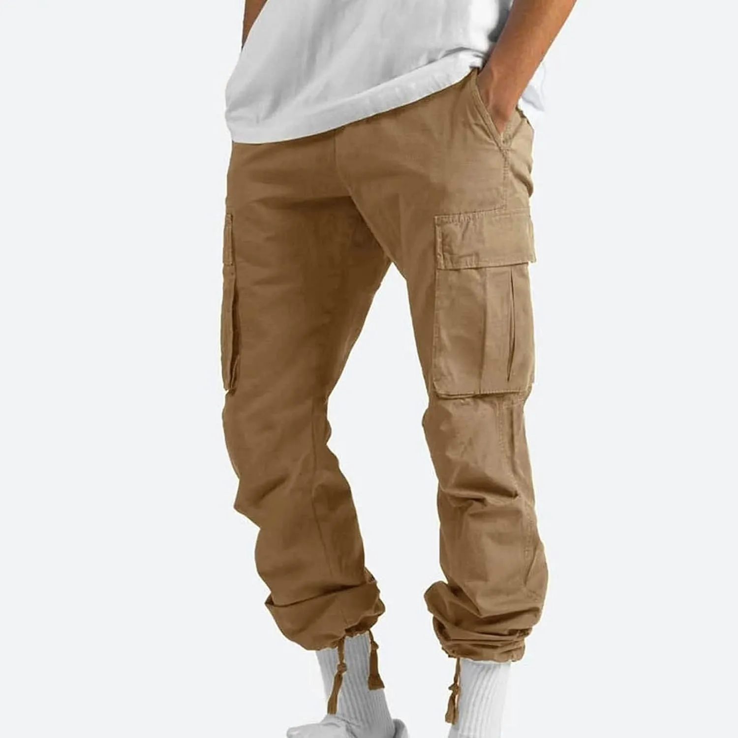Cargo Pants Men Lightweight Outdoor Hiking Jogger Classic Fit Tactical Pant with Multi Pockets Activewear