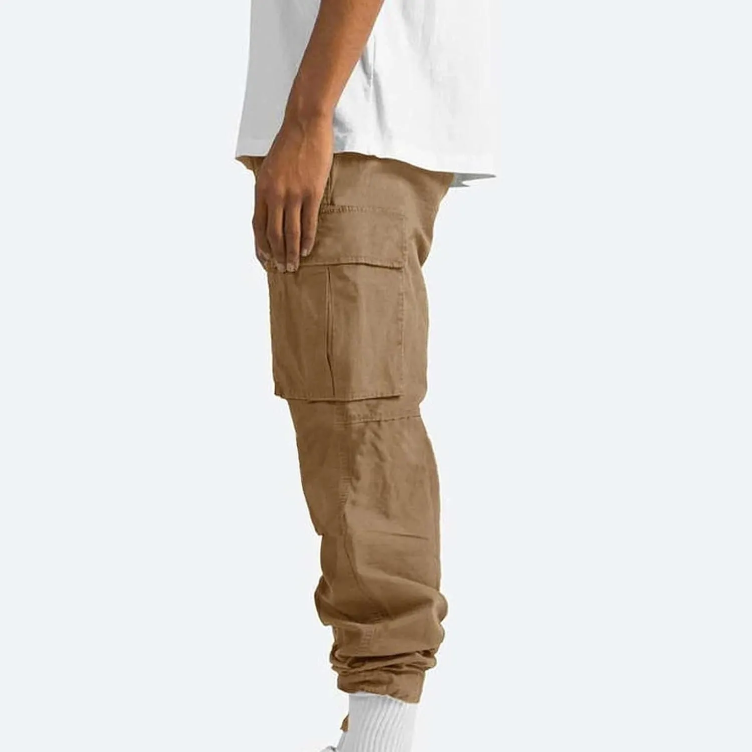 Cargo Pants Men Lightweight Outdoor Hiking Jogger Classic Fit Tactical Pant with Multi Pockets Activewear