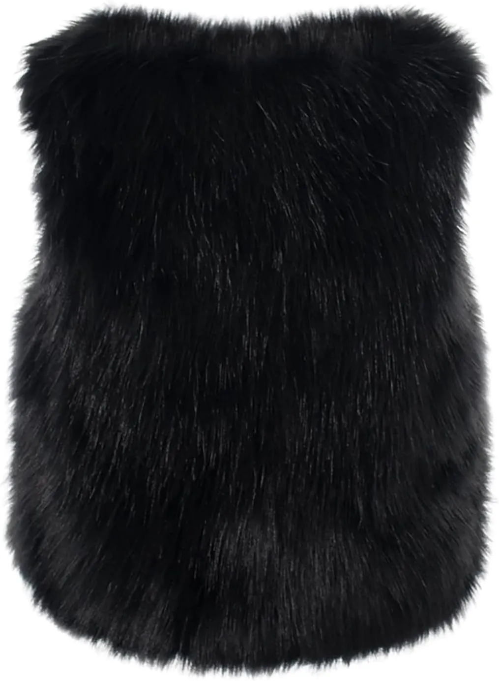 COTECRAM 2025 Fashion Women Faux Fur Vest Short Sleeveless Jacket Winter Warm Coats Outwear Comfy Soft Waistcoat