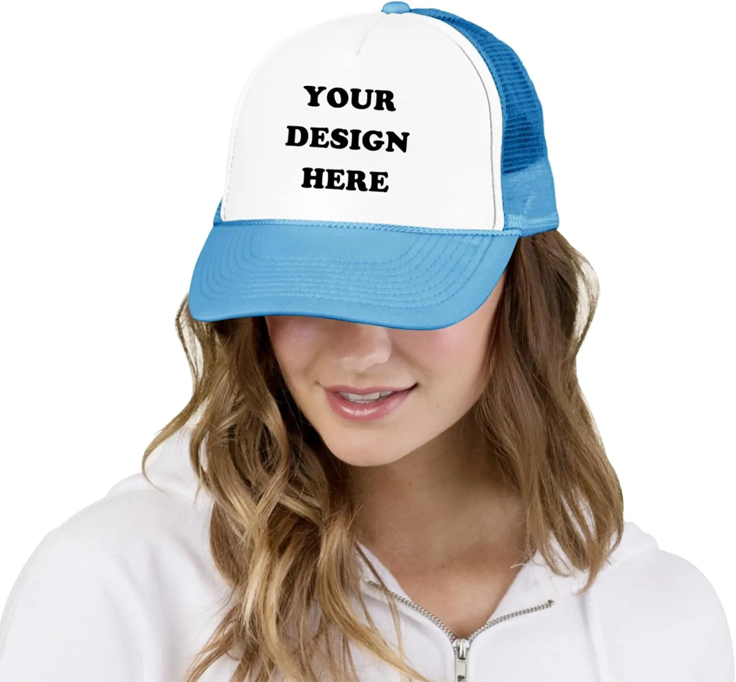 Custom Hat Add Your Text Custom Logo Hat Adjustable Baseball Caps for Men Women Basic Custom Trucker Hat Unisex Aldult