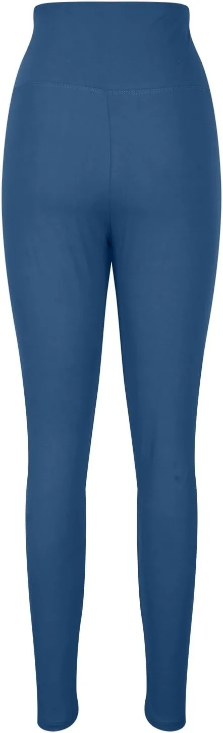 DASAYO Plus Size Leggings Tummy Control for Women High Waist Stretchy Workout Fitness Activewear Comfy Full Length Yoga Pants
