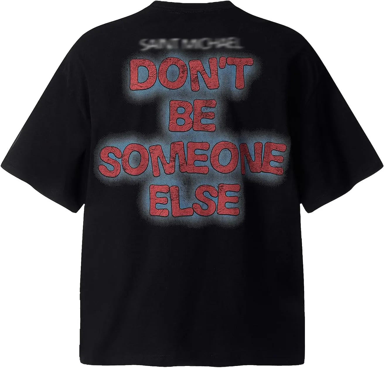 DONCARE "Saint Men's Round Neck Heavyweight Short Sleeve Spring Summer CasualT-Shirts
