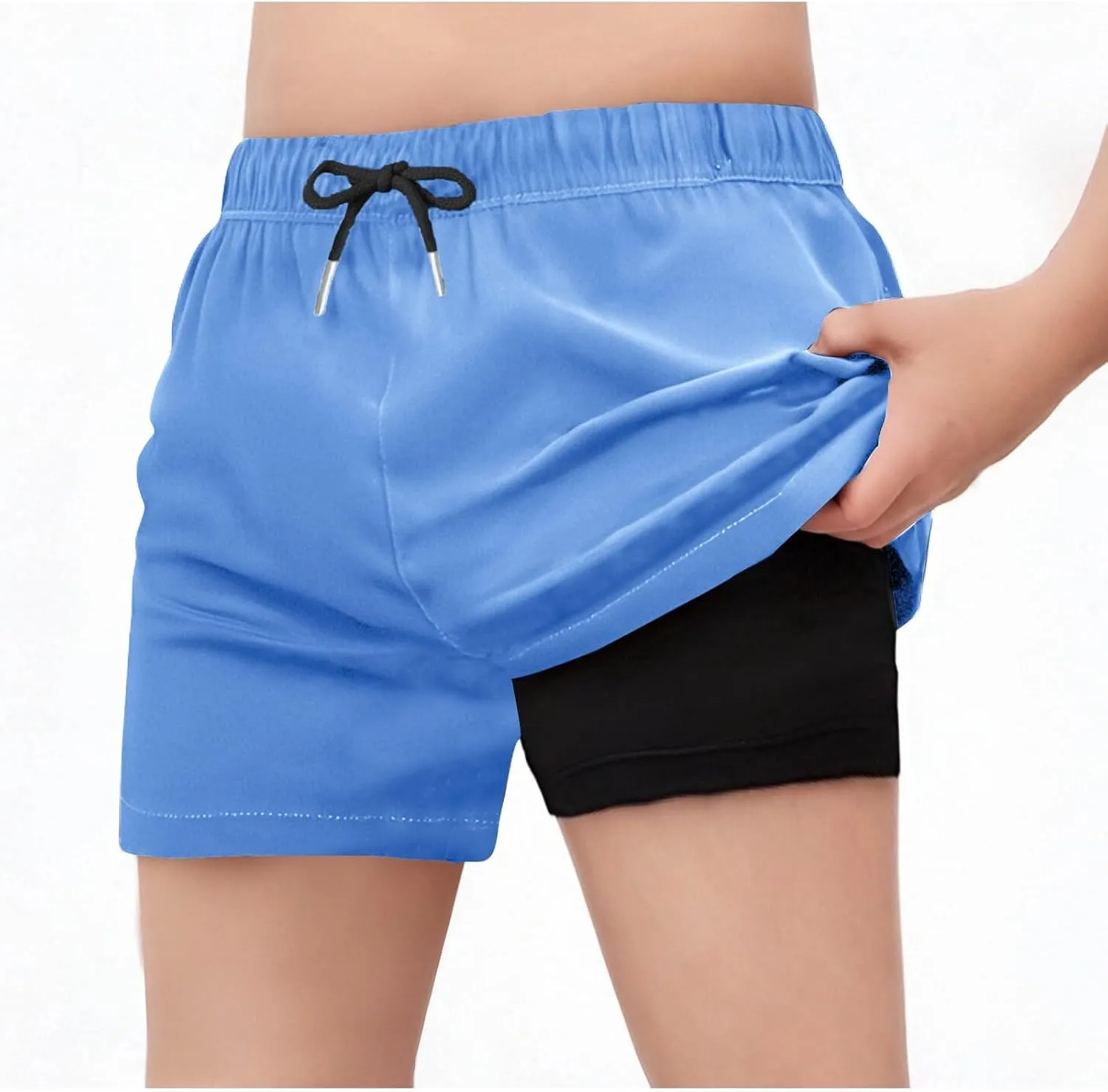 Elastic Sports Shorts Girls Drawstring Athletic Quick Dry Gym Running Teens Outdoor Workout Activewear Cartwheel