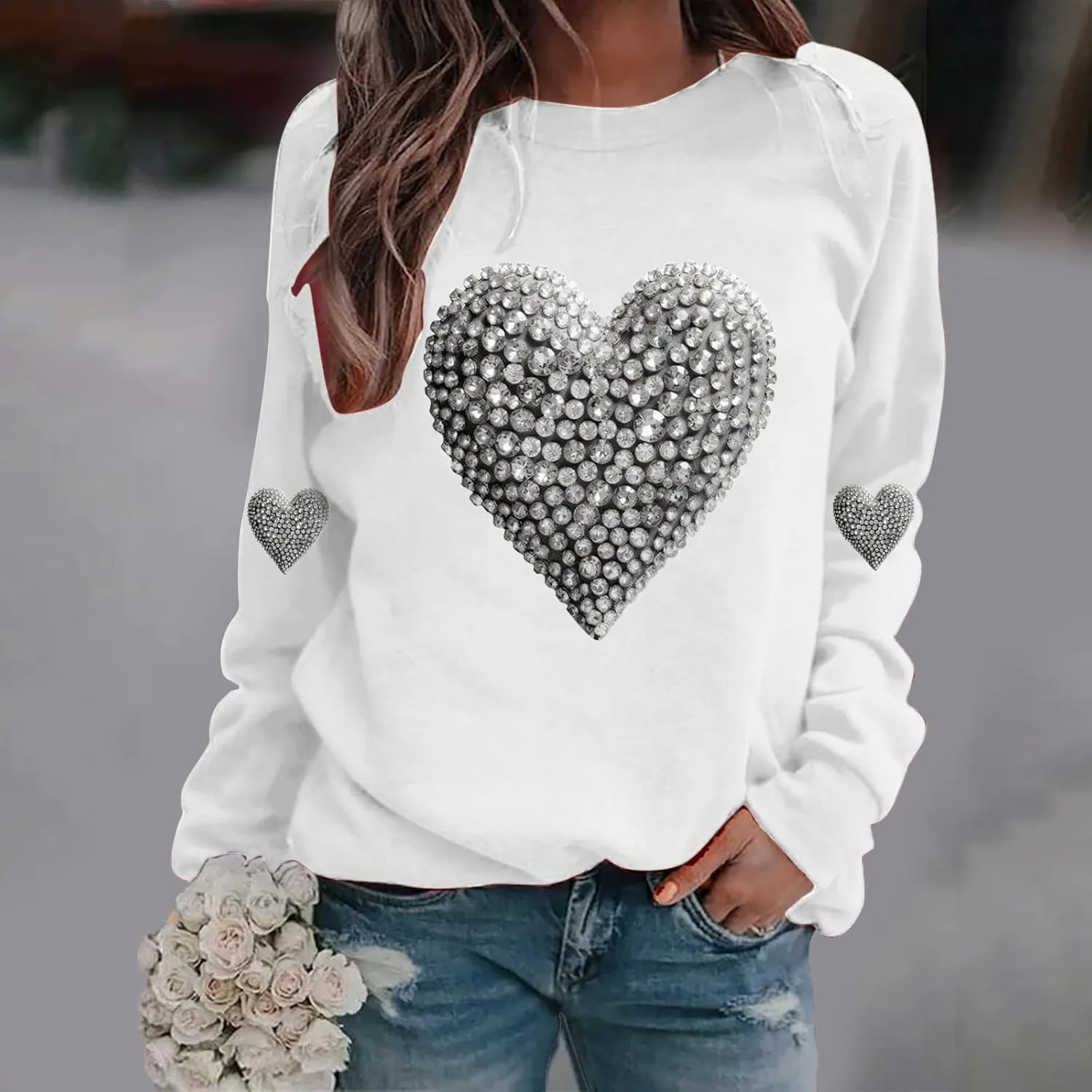 GIERIDUC Women's Casual Hoodies Long Sleeve Sweatshirts Work Out Sweatshirt Gym For Women Y2K Pullover Women Preppy Sweater