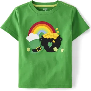Gymboree Boys' and Toddler All Holidays Short Sleeve Embroidered Tops