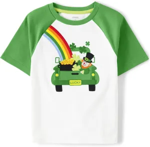 Gymboree Boys' and Toddler All Holidays Short Sleeve Embroidered Tops