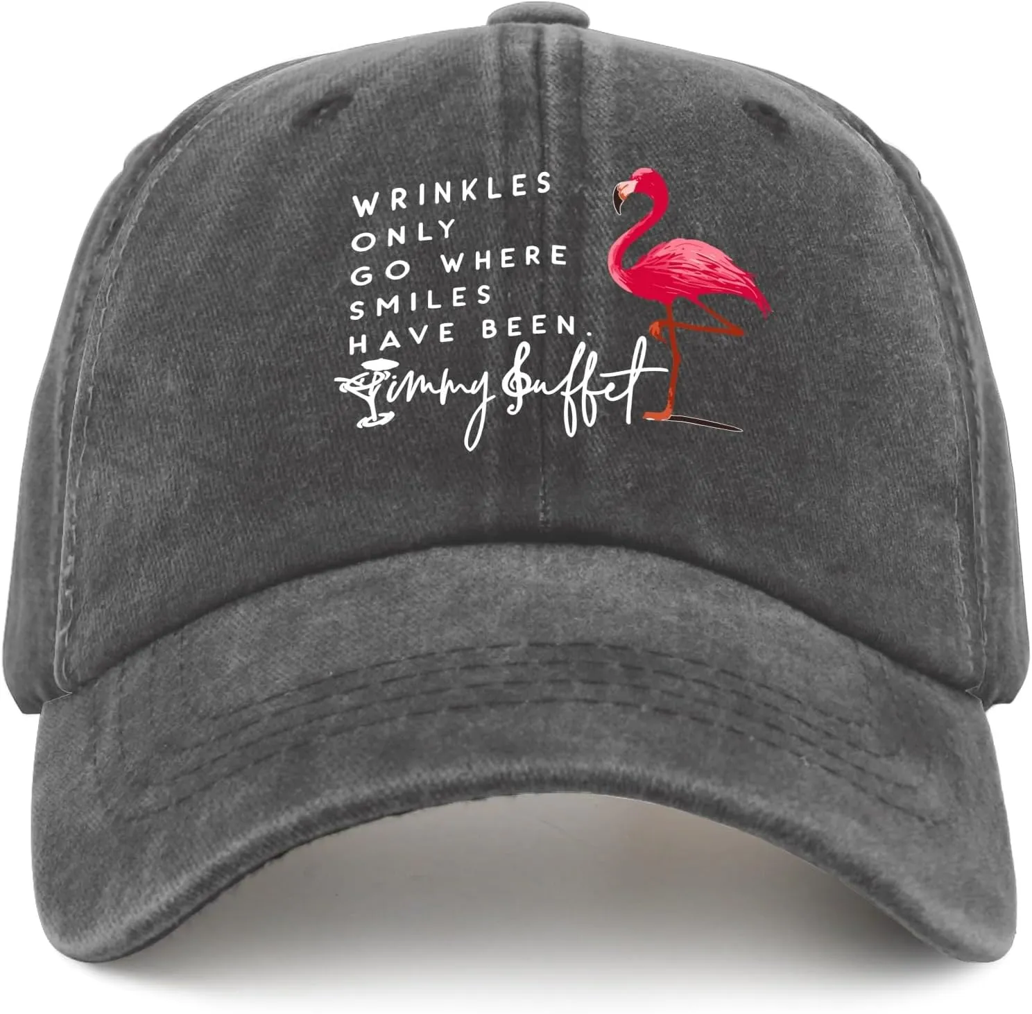 Jimmy Music Buffett Accessories Hats Its 5 Oclock Some Where Baseball Cap Mom Hat Pigment Black Womens Bucket