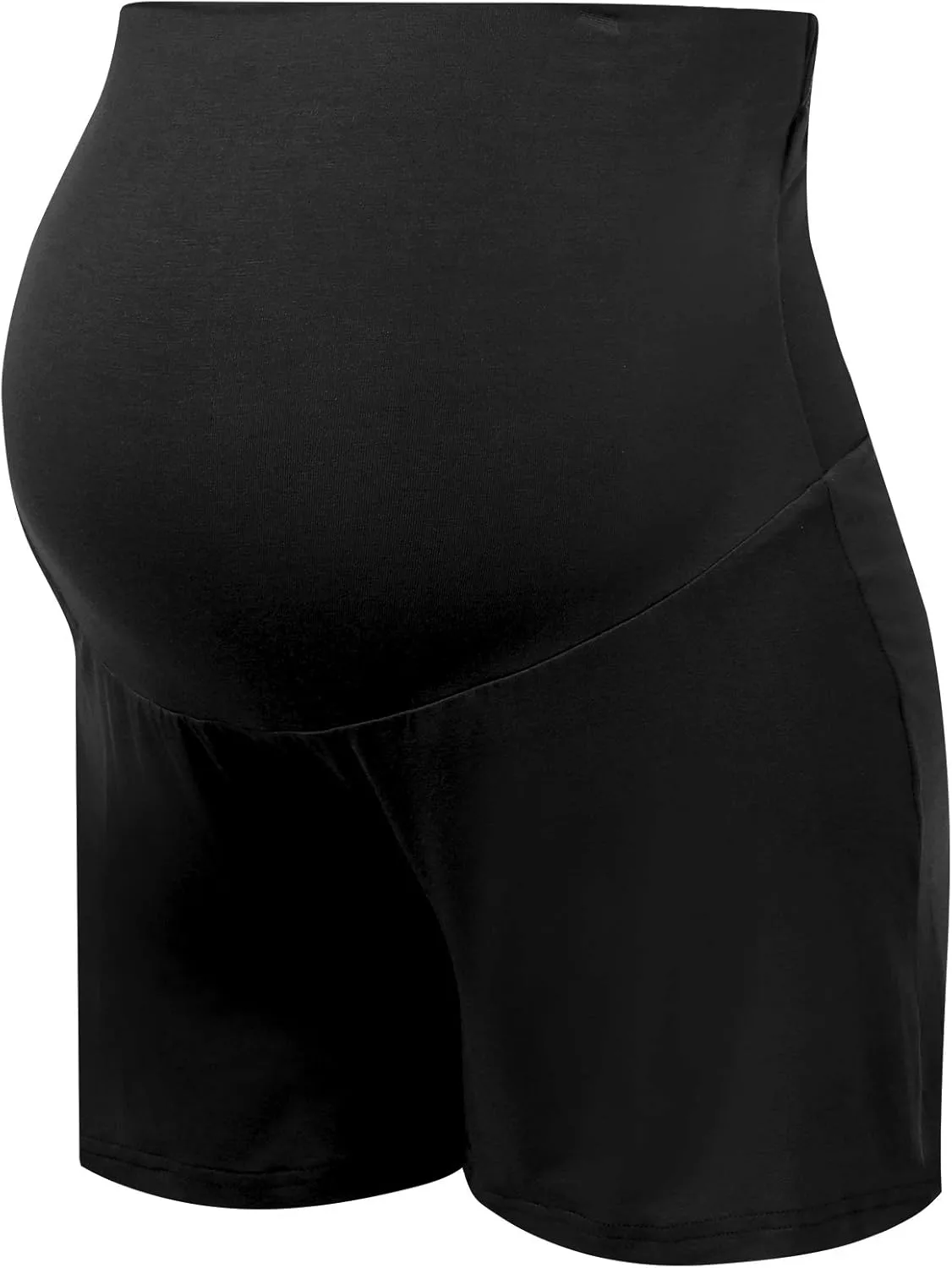 Joyaria Women Maternity Shorts Pajama Sleep Lounge Pregnancy Sleepwear Bamboo Viscose Over Belly Active Yoga Shorts S-XXL