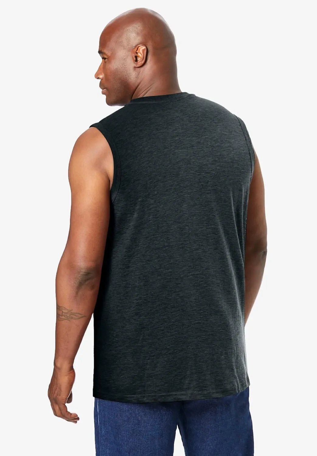 KingSize Men's Big & Tall Shrink-Less Lightweight Muscle T-Shirt