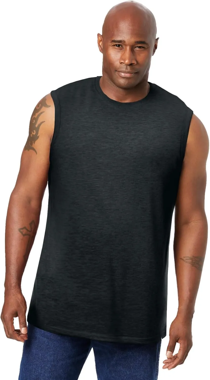 KingSize Men's Big & Tall Shrink-Less Lightweight Muscle T-Shirt