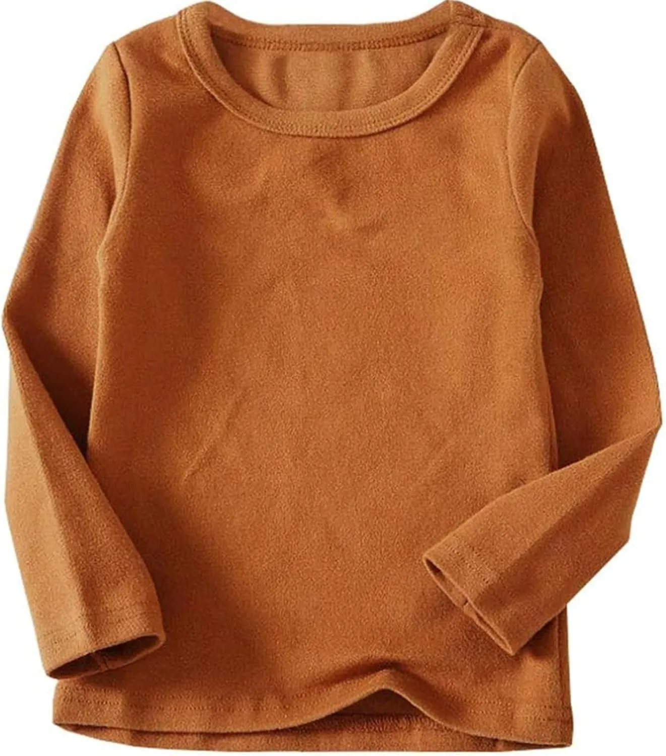 KISBINI Toddler Girls Boys Pajamas Basic Solid Color Cotton Sleepwear Soft Long Sleeve Pjs 2pcs Set