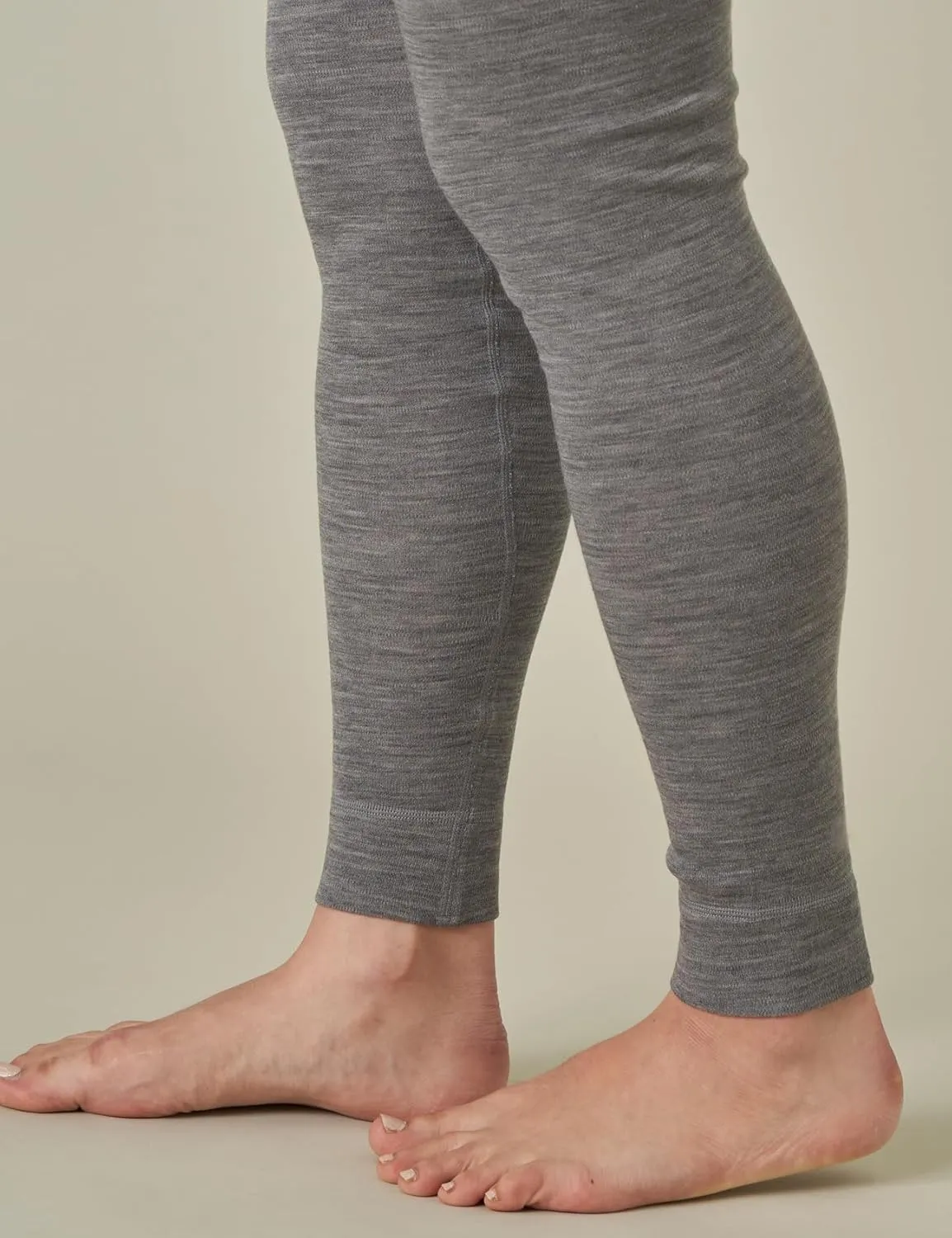 LAPASA Womens 100% Merino Wool Base Layer Midweight Activewear Thermal Underwear Long John Shirt Long Sleeve Pants L48/L49