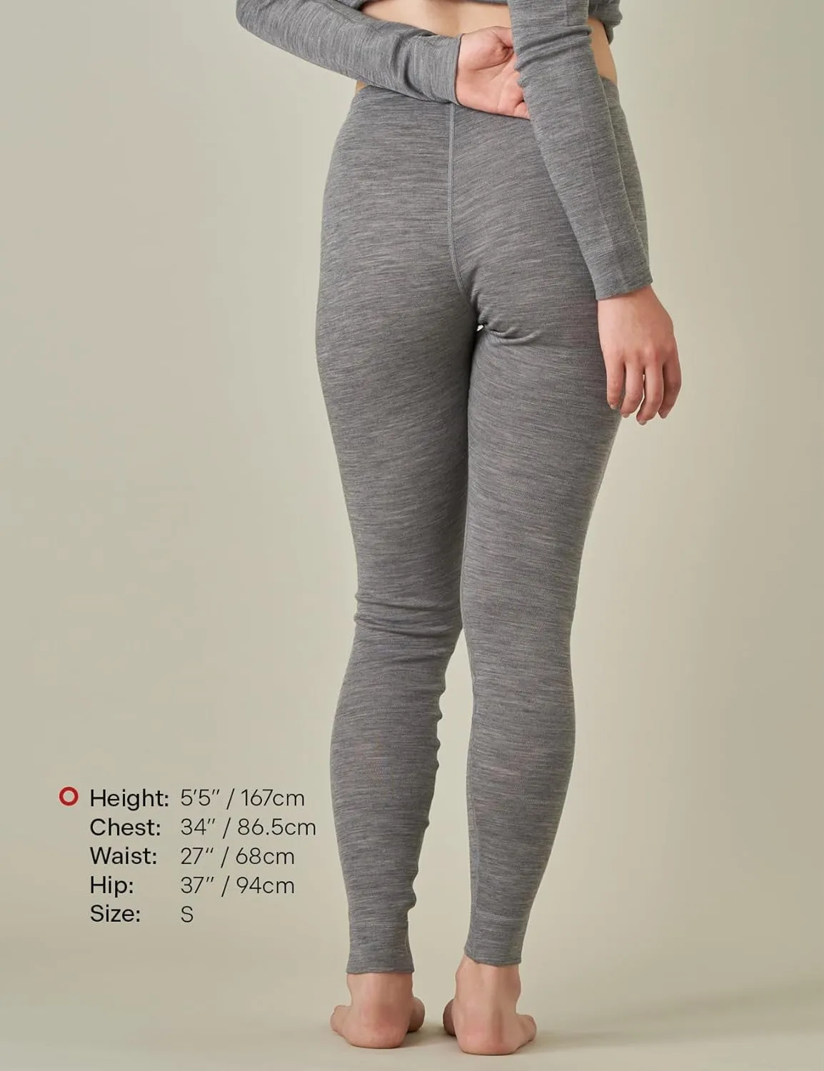 LAPASA Womens 100% Merino Wool Base Layer Midweight Activewear Thermal Underwear Long John Shirt Long Sleeve Pants L48/L49
