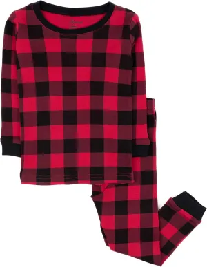 Leveret Kids & Toddler Pajamas Boys Girls Unisex 2 Piece Pjs Set 100% Cotton Sleepwear (12 Months-14 Years)