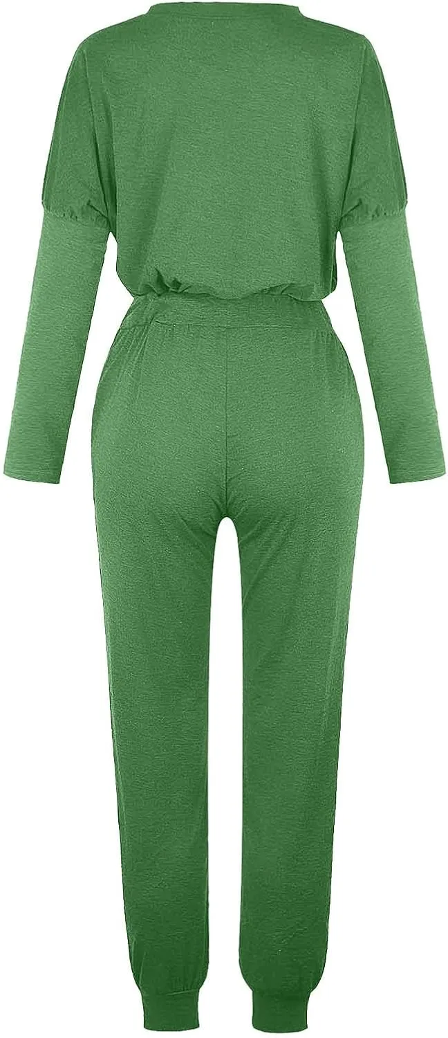 Lounge Sets for Women-2 Piece Sets for Women Jogger Sets for Women Long Sleeve Crewneck Sweatshirts With Sweatpant