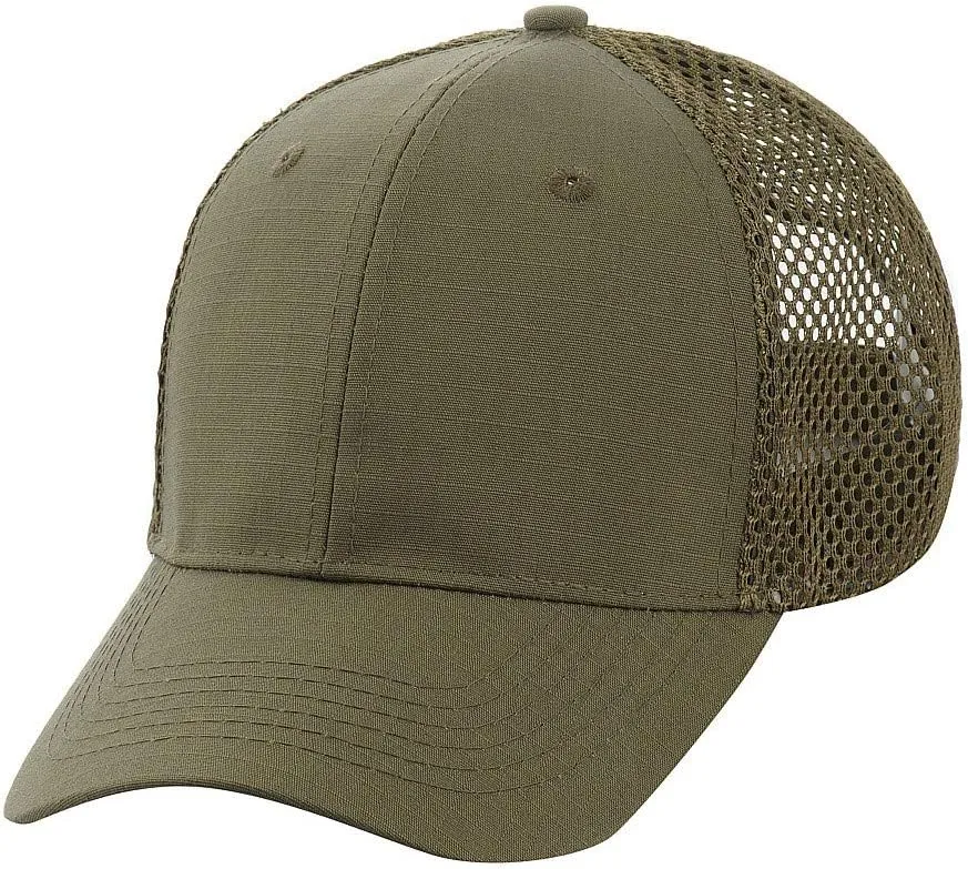 M-Tac Tactical Baseball Cap - Adjustable Military Workout Ball Cap, Ripstop Mesh Hats for Men and Women