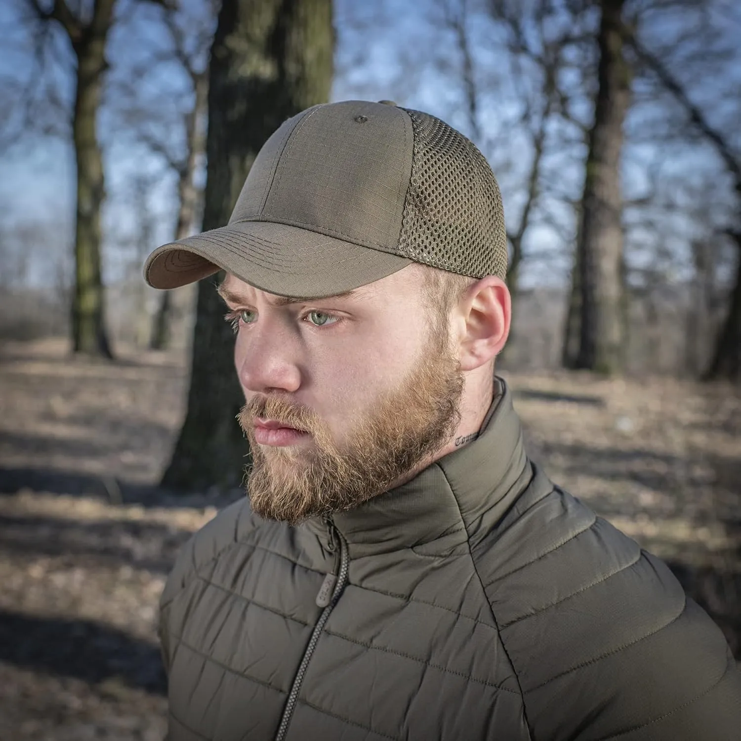 M-Tac Tactical Baseball Cap - Adjustable Military Workout Ball Cap, Ripstop Mesh Hats for Men and Women