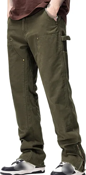 Maiyifu-GJ Men's Lightweight Hiking Cargo Pants Multi Pockets Athletic Joggers Sweatpants Casual Quick Drying Hiking Trousers