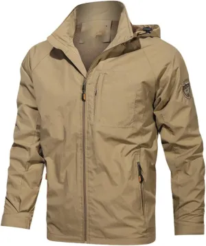 Men Waterproof Camping Military Jacket Fishing Hiking Jackets Rain Coat Windbreaker Hunting Tactical