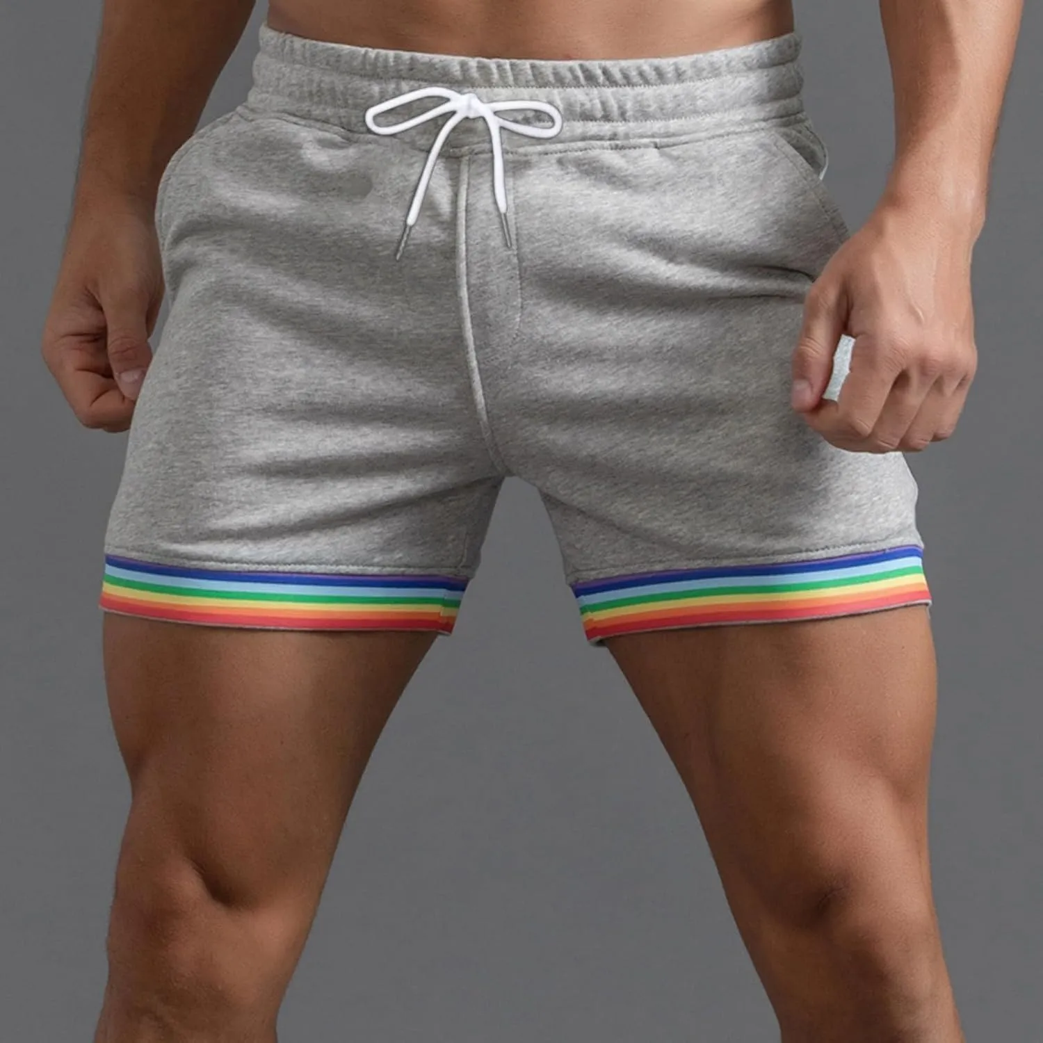 Men's Athletic Shorts Quick Dry Loose-Fit Lightweight Activewear Drawstring Running Workout Gym Shorts with Pockets