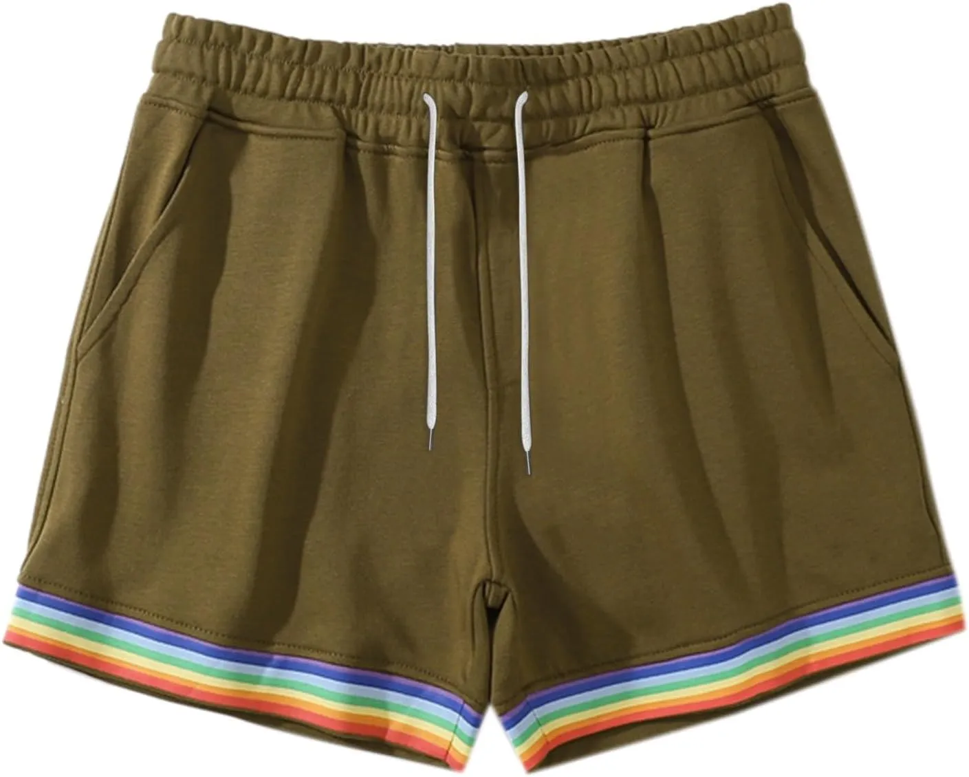 Men's Athletic Shorts Quick Dry Loose-Fit Lightweight Activewear Drawstring Running Workout Gym Shorts with Pockets