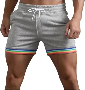 Men's Athletic Shorts Quick Dry Loose-Fit Lightweight Activewear Drawstring Running Workout Gym Shorts with Pockets