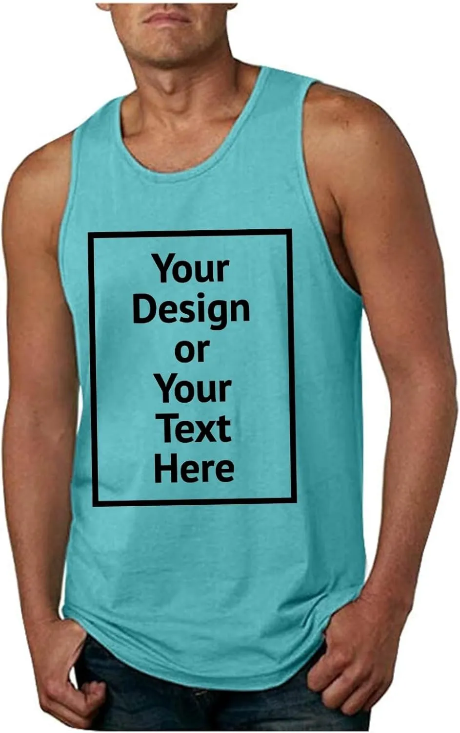 Men's Beach Tank Tops Sleeveless 2025 Solid Athletic Shirt Summer Basics Plus Size Tank Shirts Vacation Undershirts