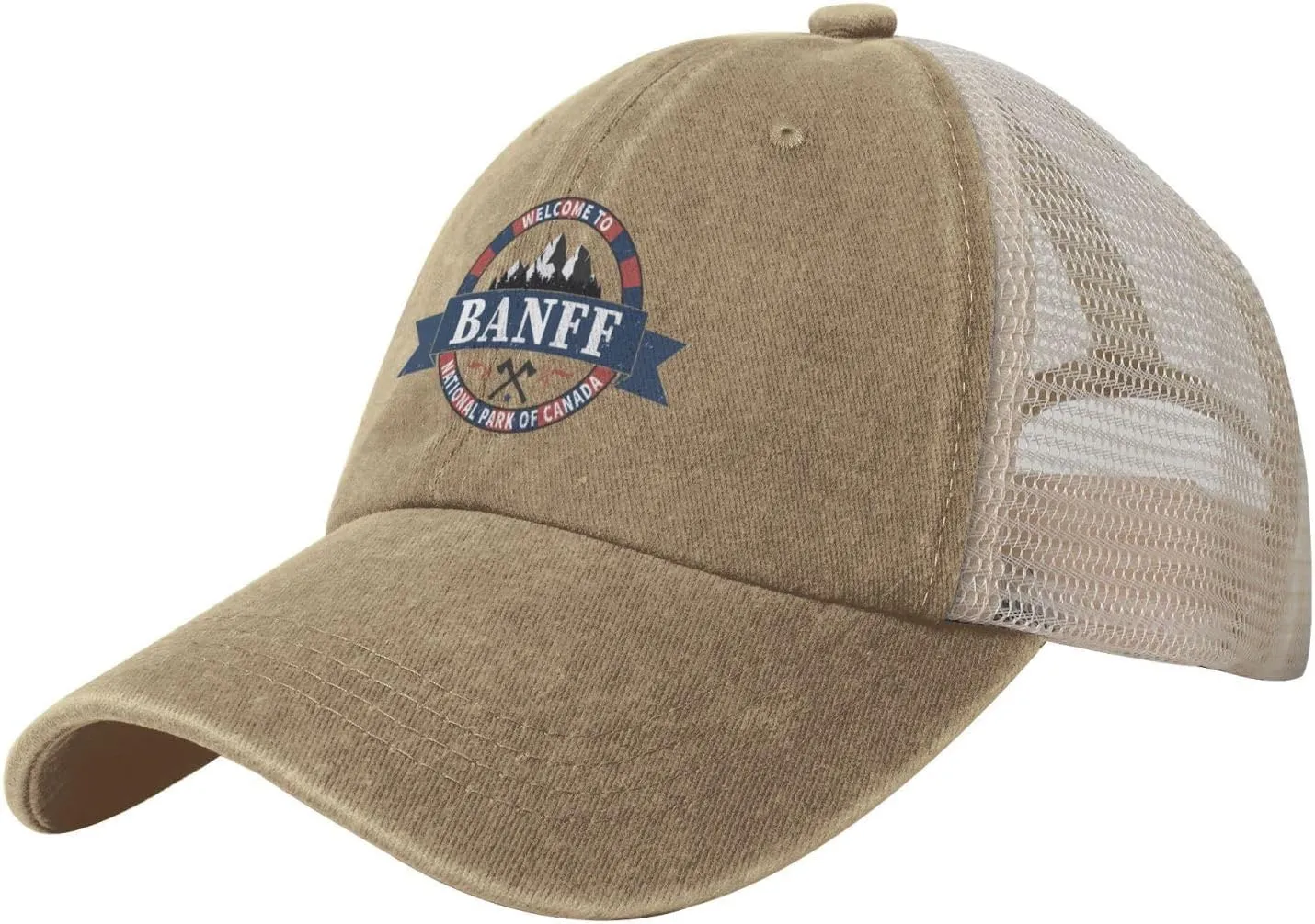 Mens Hats Hiking Snapback Trucker Caps for Womens Hiking Hats Banff National Park Cap