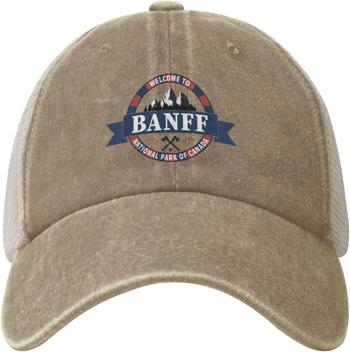 Mens Hats Hiking Snapback Trucker Caps for Womens Hiking Hats Banff National Park Cap