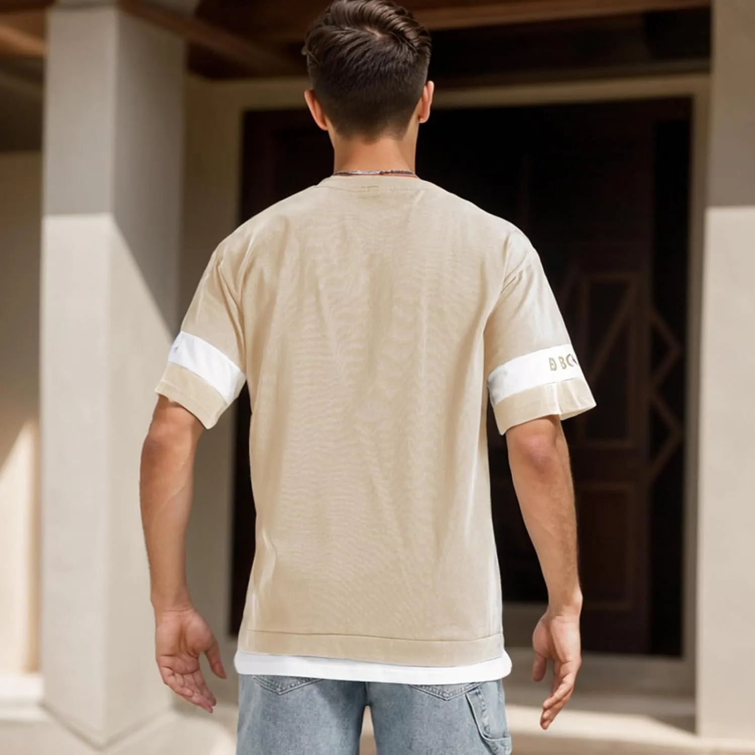 Men's T-Shirts, Crew Neck Soft Cotton Tee Shirt Casual Short Sleeve Tee Shirts for Men