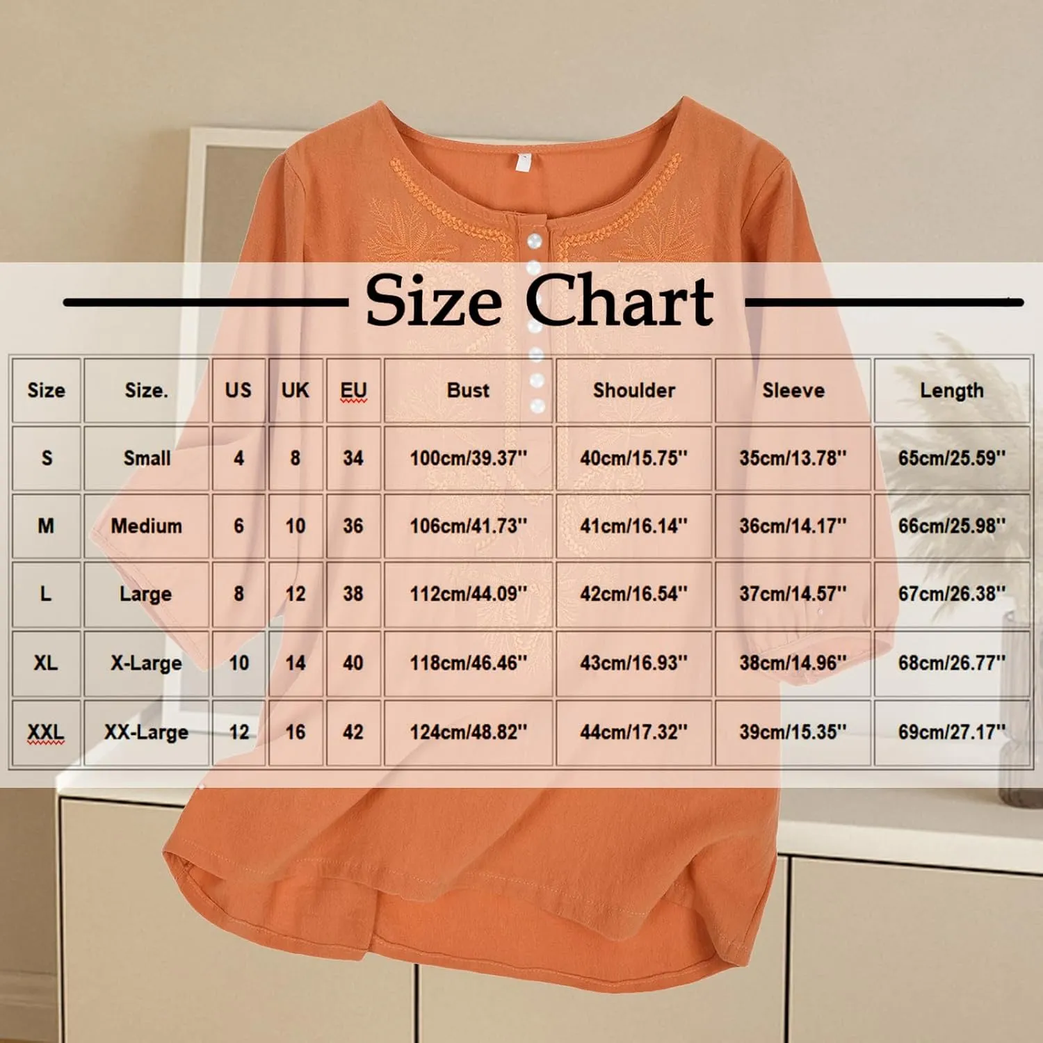 Mexican Embroidered Tops for Women Summer Cotton Linen Shirt Trendy Round Neck Tees Casual Short Sleeve Top