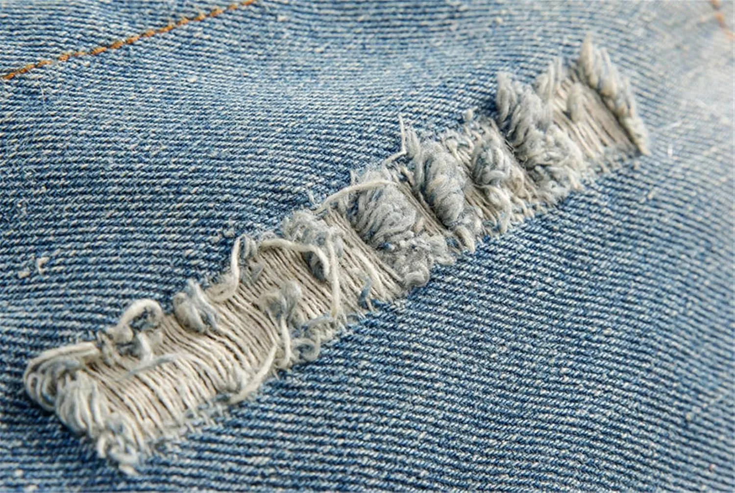 Omoone Men's Faux Fur Collar Sherpa Fleece Lined Distressed Denim Trucker Jacket