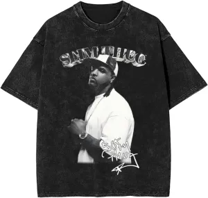 Oversized T Shirt for Men's Y2K Print Vintage Fashion Crewneck Short Sleeve Cotton Tops