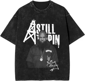 Oversized T Shirt for Men's Y2K Print Vintage Fashion Crewneck Short Sleeve Cotton Tops