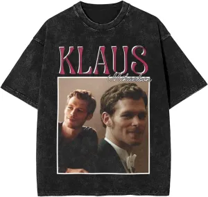 Oversized T Shirt for Men's Y2K Print Vintage Fashion Crewneck Short Sleeve Cotton Tops