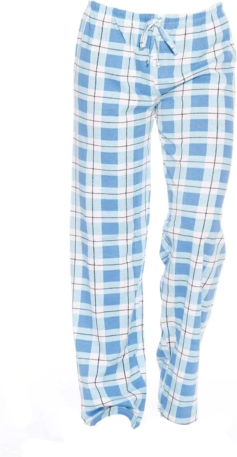 Pajamas Pants for Women Plaid Elastic Waist Sleepwear Pajama Bottom Pants Casual Sleep Lounge Pants