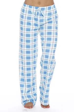 Pajamas Pants for Women Plaid Elastic Waist Sleepwear Pajama Bottom Pants Casual Sleep Lounge Pants