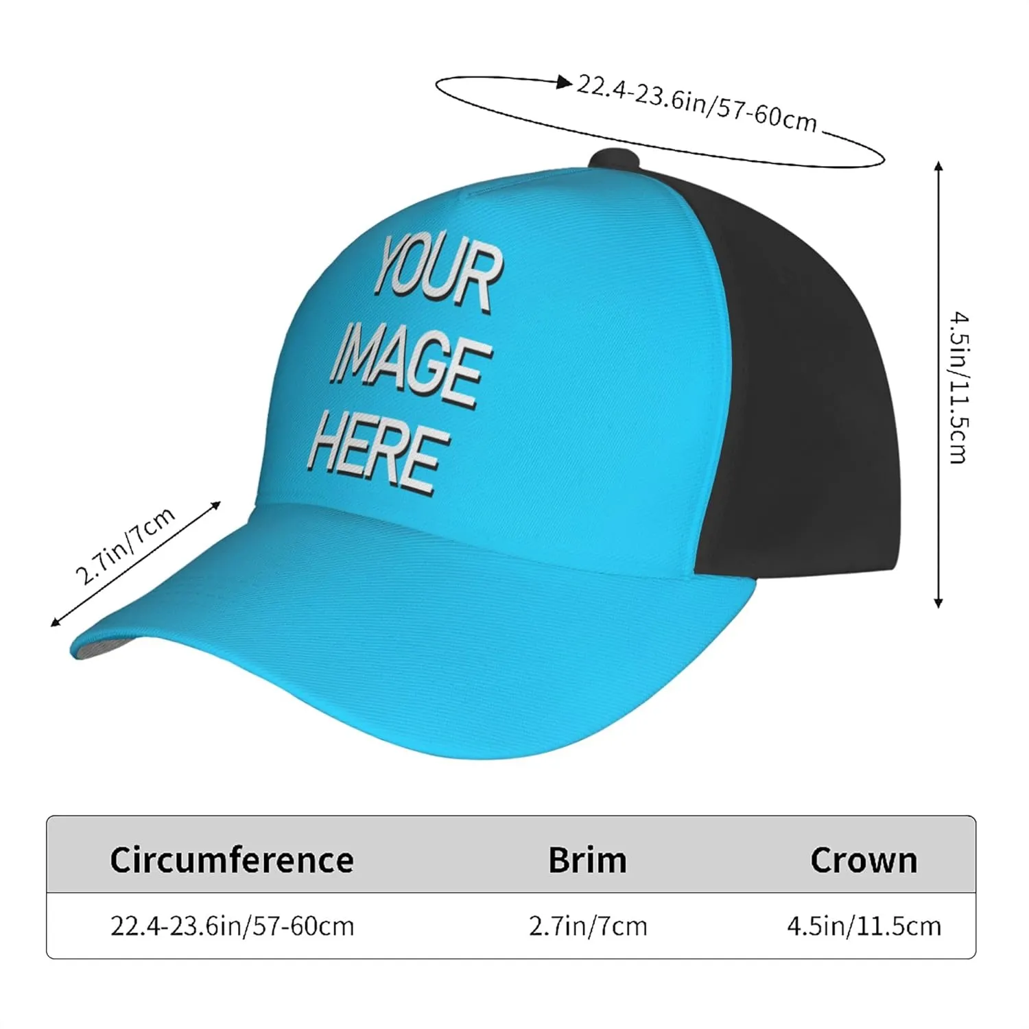 Personalized Fathers Gifts,Custom Hats for Daddy, Fathers Gifts for Men,Dad,Grandpa,Husband Hat