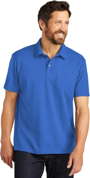 Port Authority C-Free Cotton Blend Pique Pocket Polo