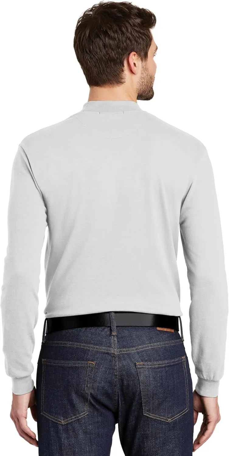 Port Authority Interlock Knit Mock Turtleneck. K321