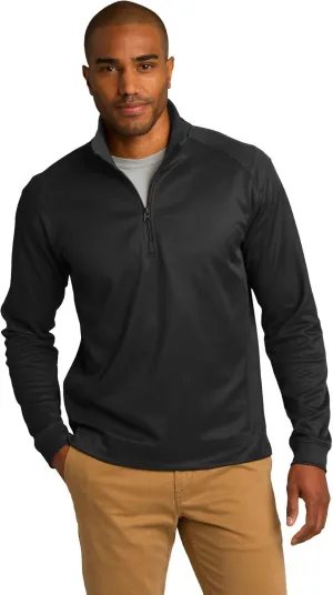 Port Authority Vertical Texture 1/4-Zip Pullover