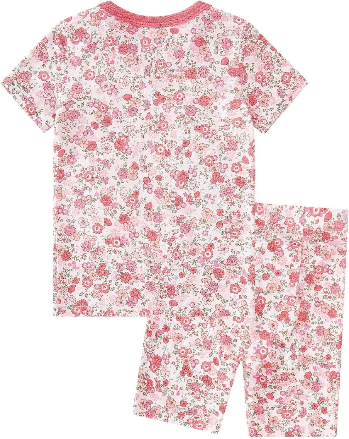 pureborn Baby Bamboo Pajamas Set Pjs - Kids Toddler Girl Snug Fit Viscose Sleepwear 2pcs 18M-7Y