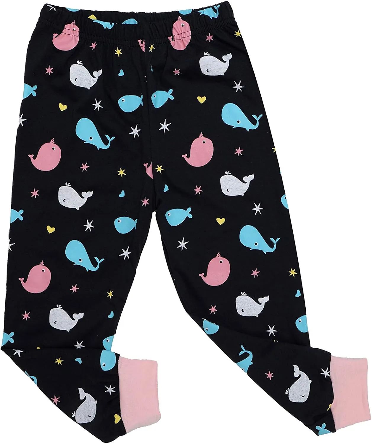 Qtake Fashion Girls Pajamas Toddler Pjs Set 100% Cotton Kids Sleepwear 2 Piece Child Clothes Size 2-12 Years