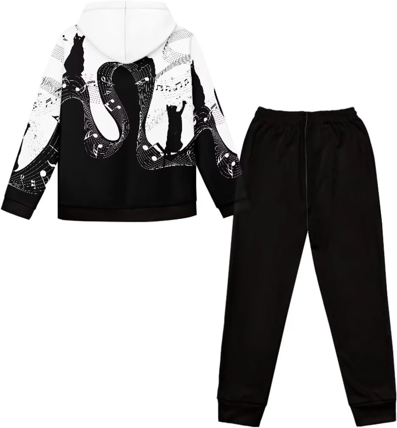 Renewold 2 Pieces Sweatsuits Set Long Sleeve Kids Hoodie Sweatshirt Jogger Sweatpants Girls Tracksuits Activewear