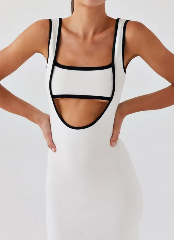 Spaghetti Strap Sleeveless Cut Out Maxi Dress Backless Slim Fit Split Long Dress Halter Night Party Dress Summer Wear