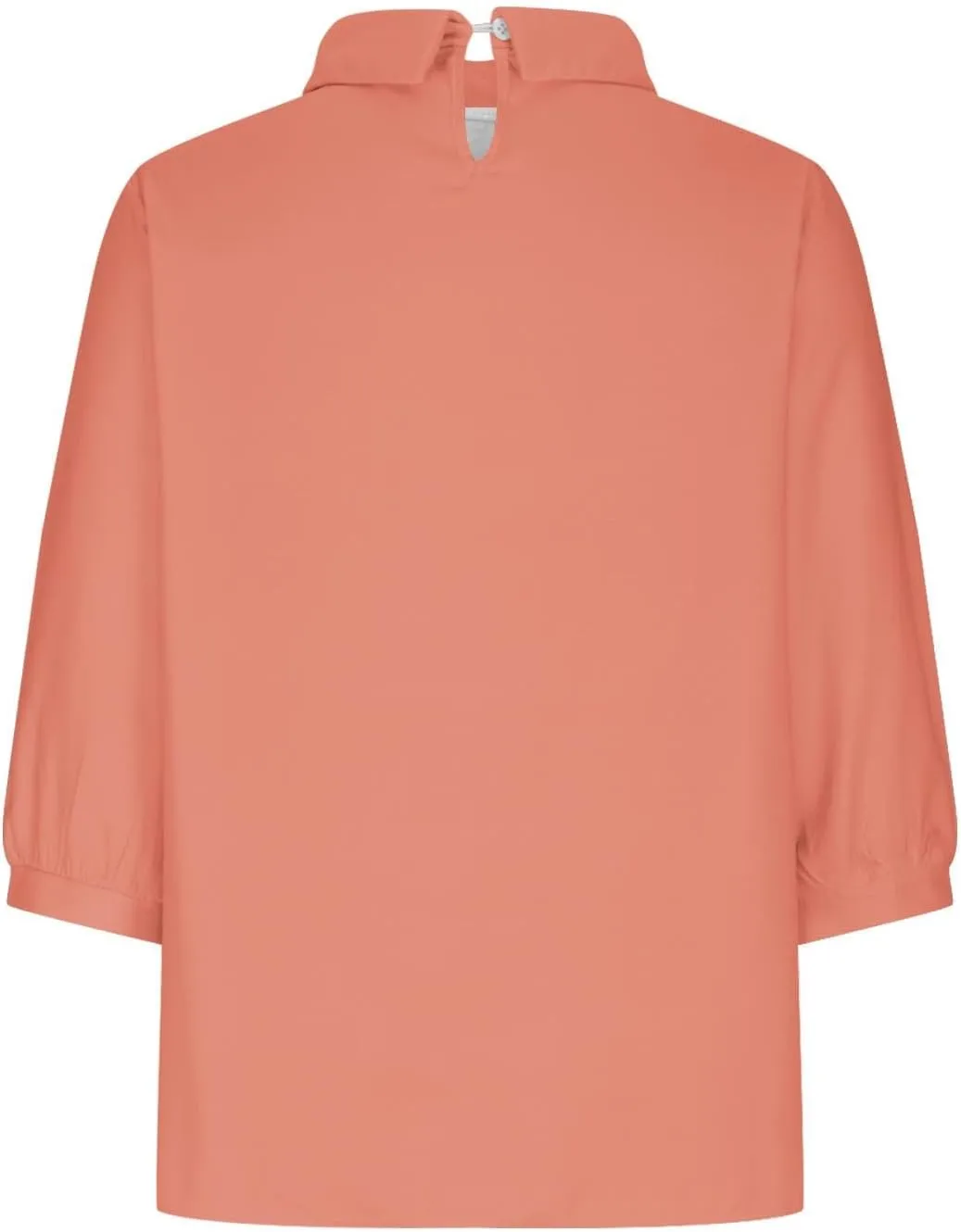 Summer Cotton Linen Gauze Shirts Comfy Shift Breathable Lounge Top Loose Fit 3/4 Sleeve Lapel T Shirt Plain Blouse
