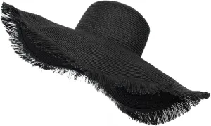 Sun Hats for Women 18.9'' Wide Brim Sun Protection Hats Floppy Straw Hats UV Protection Summer Hats Beach Hats