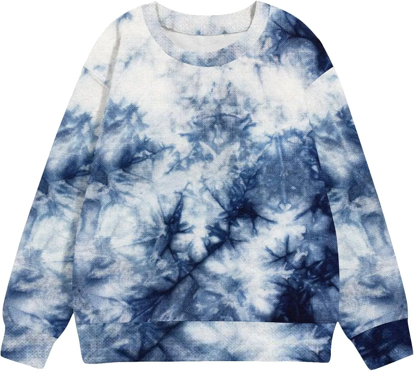 Tie Dye Sweatshirts For Girls Cute Long Sleeve Crewneck Fleece Pullovers Casual Graphic Teens Sweaters 1-12 Years