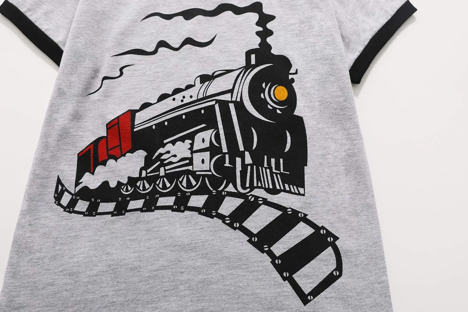 Toddler Baby Boys Tops Cartoon Dinosaur Print Tees Kids Cotton Clothes Summer Short Sleeves T-Shirts